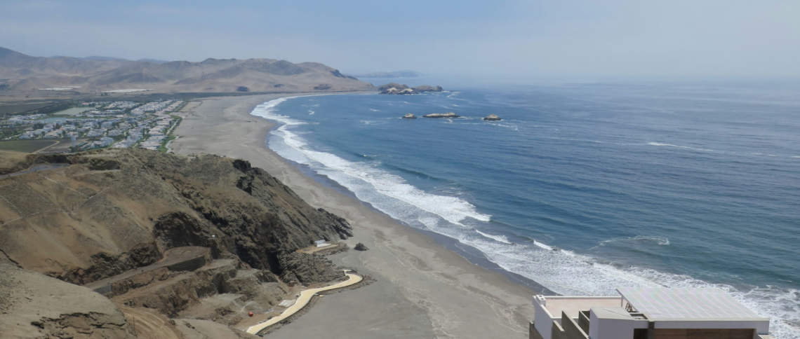 VENDO, terreno de playa en Condominio Privado Positano, San Antonio, Cañete (lote H02)