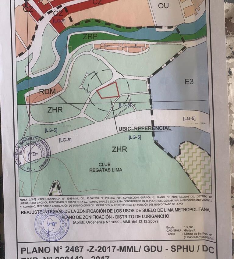 VENDO, Excelente terreno de 5,000 m2 en La Cantuta (Chosica), cerca al club Regatas
